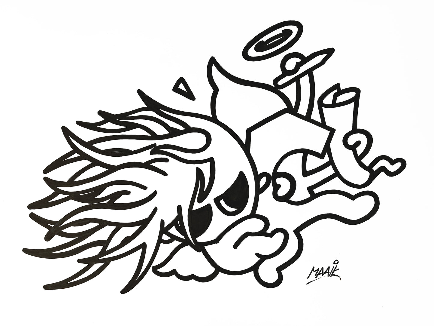 Tekening - origineel - Ride