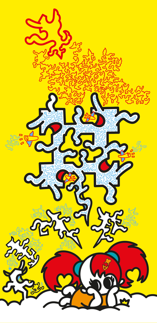 Origineel schilderij - Thoughts - 90x160cm